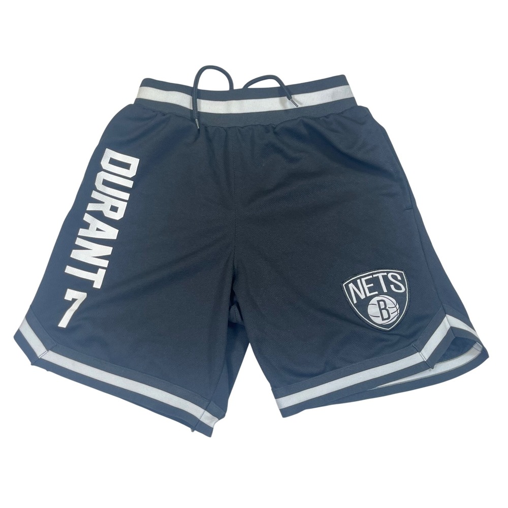 NBA Brooklyn Nets Kevin Durant Shorts Mens Small Black Basketball Mesh Sporty‎